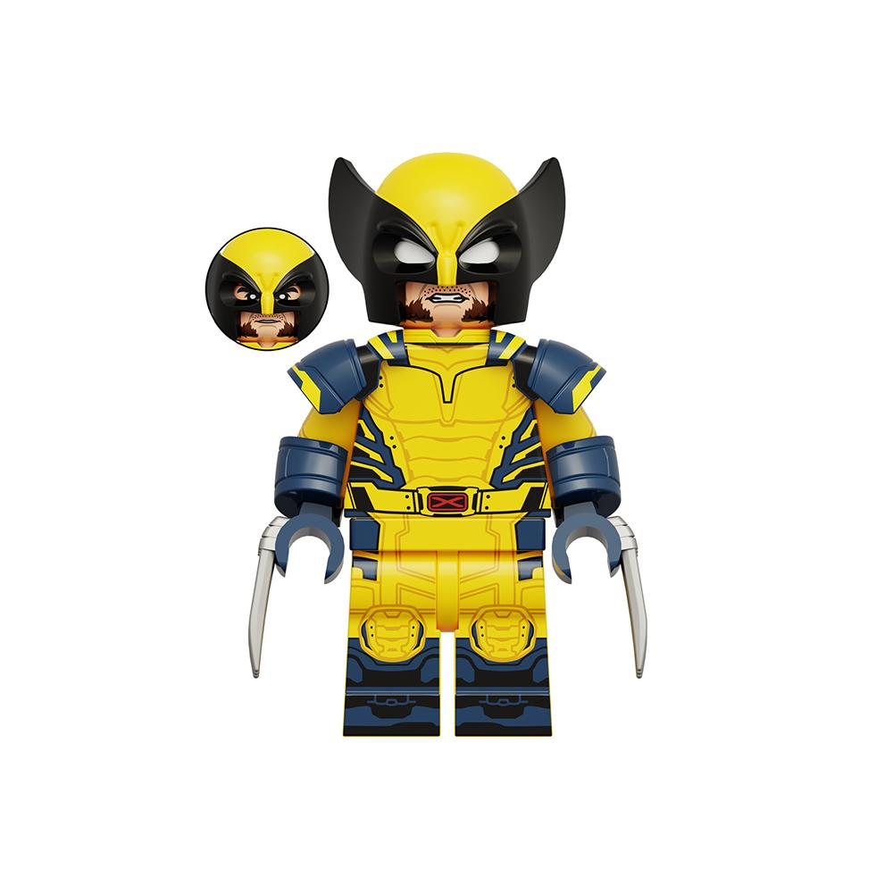 8pcs Deadpool & Wolverine Minifigure Set Ornaments Toys Supplies