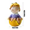 Cute Fruit Decorations Desk Cartoon Figurines Portable Design Cute Sculptures Decoration Ornament For Tabletop Home