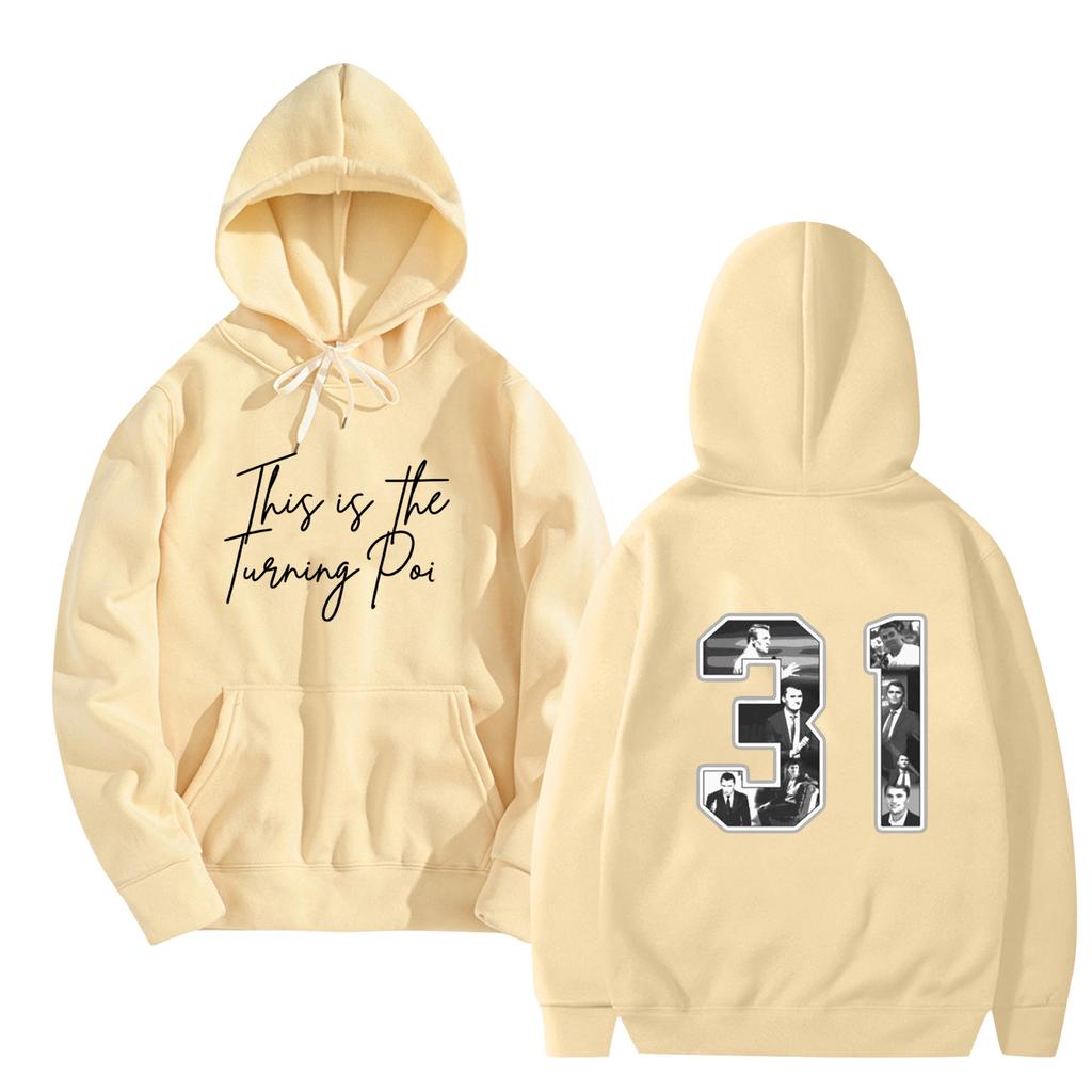 Women's And Men's  Fashionable Hooded Long Sleeved Printed Casual Pullover Unisex Sweatshirt Top