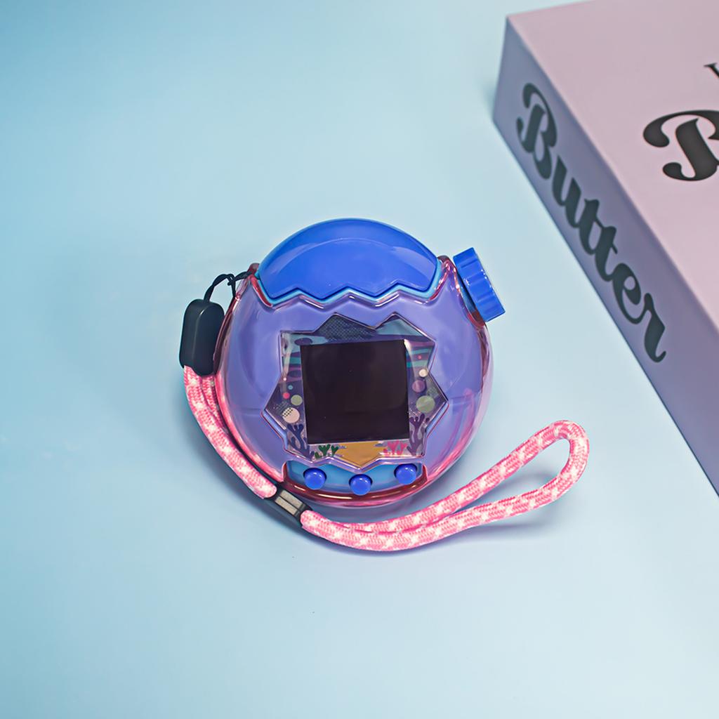PC Hard Case Transparent Replacement Case Anti-Scratch Clear Protective Cover with Lanyard for Tamagotchi Paradise Accessories