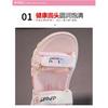 New children's sandals for girls, summer beach shoes, new trendy princess shoes for girls, non-slip soft-soled baby shoes