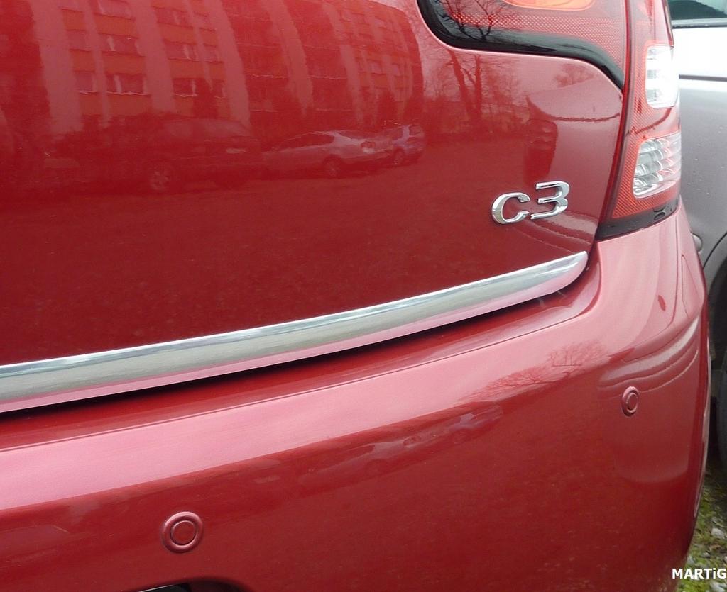 Citroen C3 II 08- CHROME STRIP On the Hatch