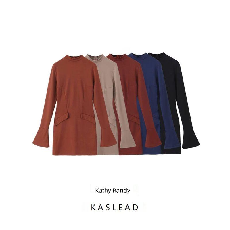 Women's Kaslead New Arrival Silm Long Sleeves Dress