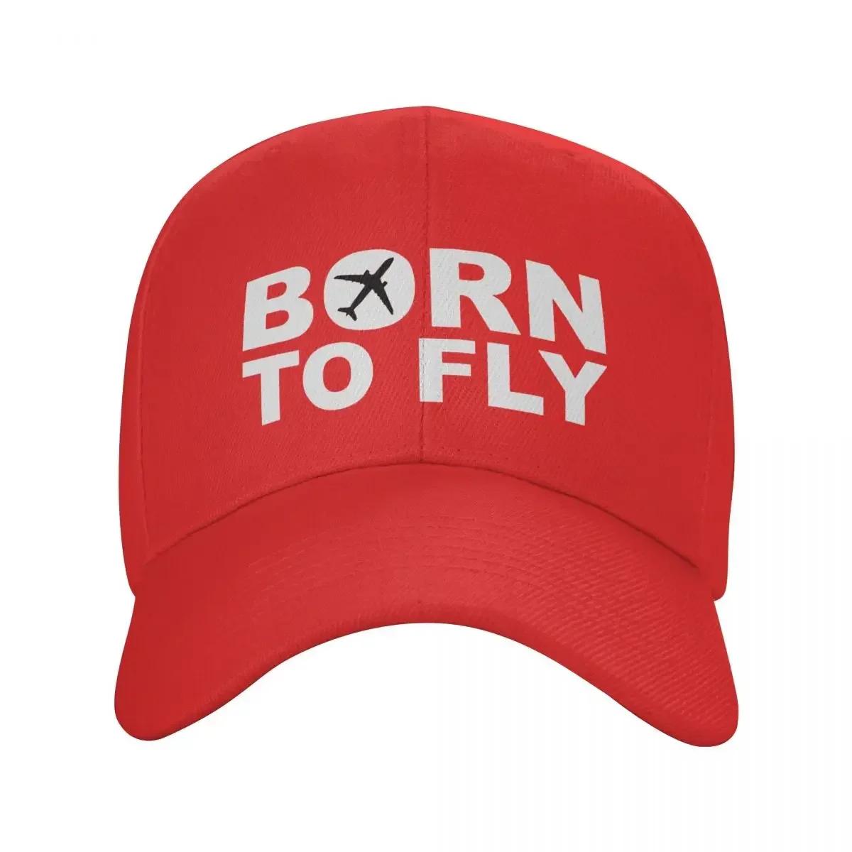 

Бейсбольная кепка Born To Fly Flight Pilot с защитой от солнца, регулируемая авиационная кепка-авиатор, подарок для папы, весенние шапки, кепки Snapback Adjustable Cap