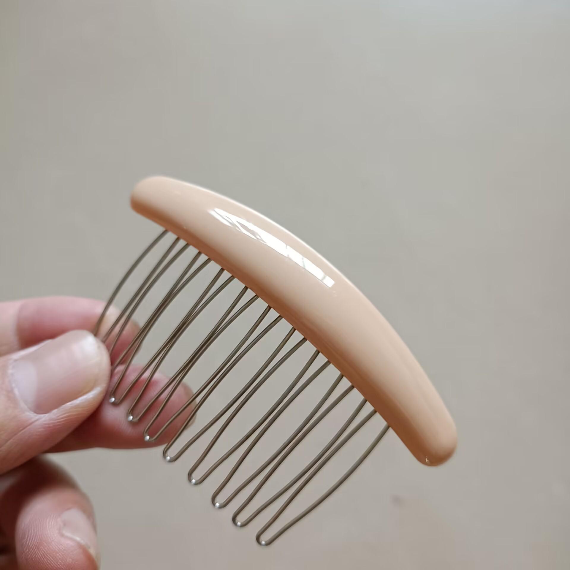 

Корейская бесшовная клипса для начеса волос: Сладкая челка боковая расческа заколка для волос для девочек и младенцев