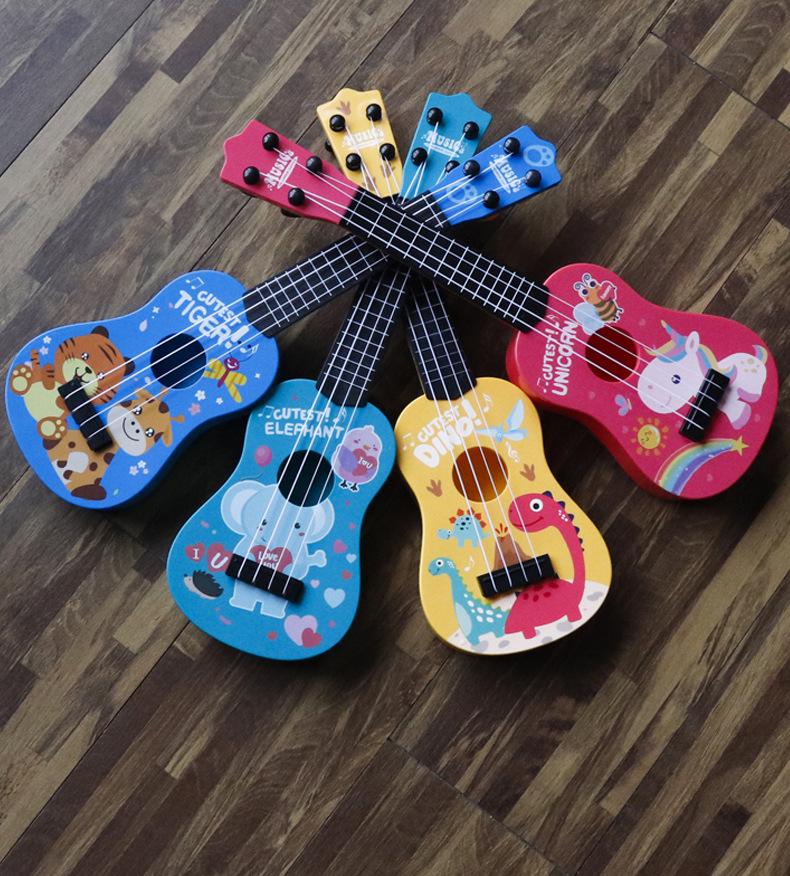 Child's Mini Toy Guitar - Playable Simulation Ukulele Instrument