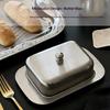 Butter Cheese Storage Box Butter Cutter Box With Lid And Knife Countertop Butter Keeper For Refrigerator Kitchen