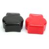 Battery Terminal Covers, 1Pair Universal Car Battery Post Cover Positive Negative Top Post Wire Connector for Car Motorcycle Truck