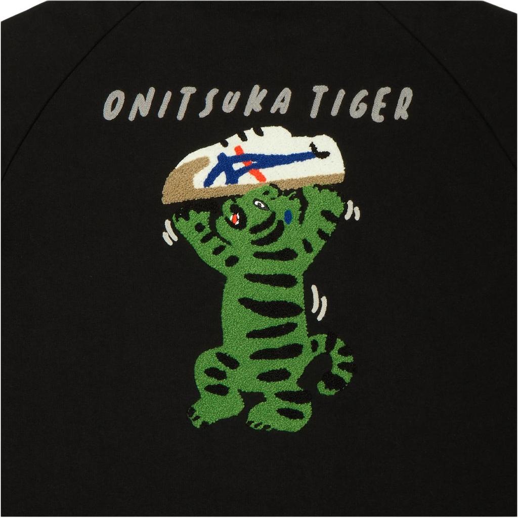 ONITSUKA TIGER Long Sleeve Crew Neck Pullover Letter Sweatshirt Unisex Sweatshirt 2183B621_001