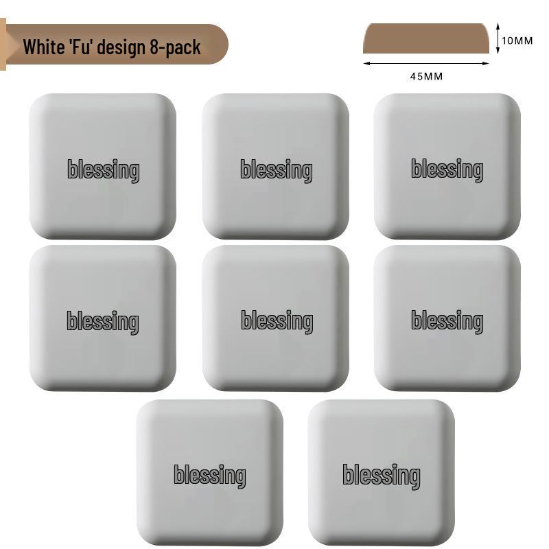 

Fortune Anti-Collision Silicone Door Stop & Fingerprint Lock Protection Pad standard