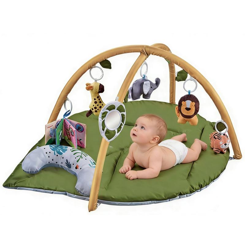Šestihranný dětský ohrádka s bazénkem na míčky a podložkou na plazení pro věk 0-36 měsíců
