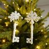 Xmas Tree Pendants Snowflake Angel Deer Hanging Ornaments Christmas Decorations For Home Xmas 2025 Navidad New Year Party