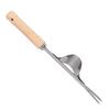 Hand Weeder for Gardening Stainless Steel Weeder Root Weeder with Wooden Handle Manual Weeder for Digging Weeding Loosening