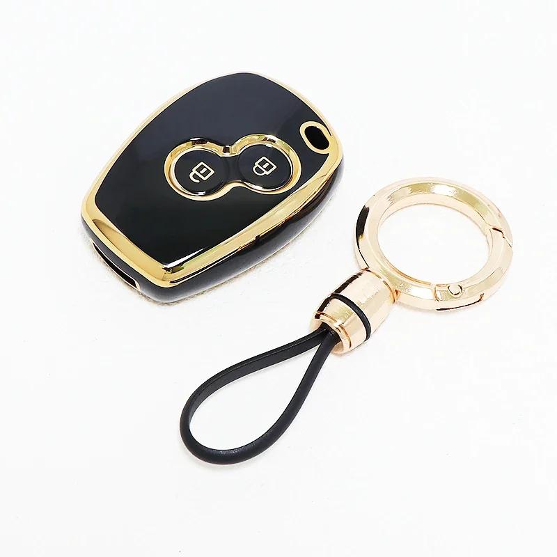 Tpu Car Key Case Cover Shell For Renault Megane Modus Espace Laguna Duster Logan Dacia Sandero Fluence Clio Kango 2 Buttons