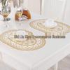 High-Quality PVC Hot Stamping Table Mat and Coaster, Coffee Table Placemat, 38cm x 55cm.
