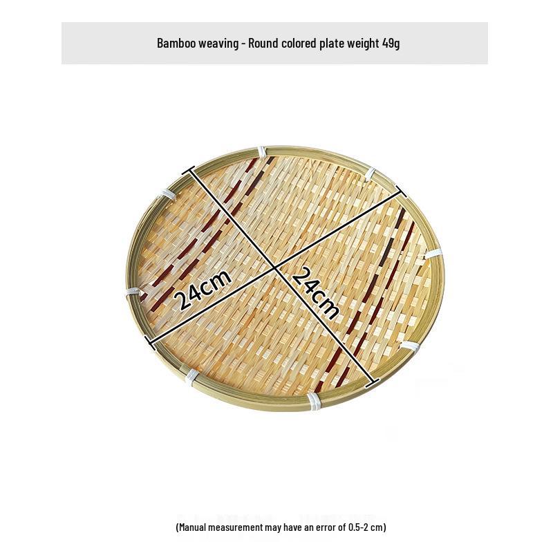 Bamboo Basket for Bread, Pastry, Fruit Storage - Ideal for Home, Restaurant, or Hotel Use
