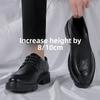 5cm-10cm Högkvalitativa Herr Oxford Skor Lyxiga Bröllops Läderskor Mode Herr Business Klänning Läderskor Zapatillas Hombre