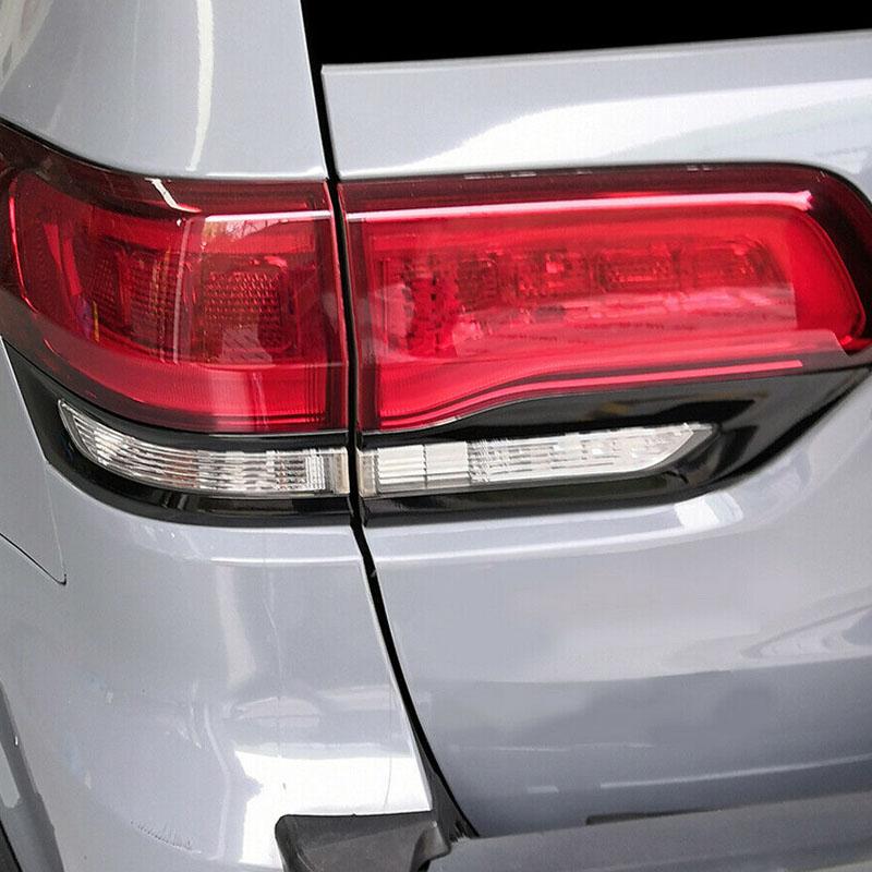 Car Rear Tail Light Lamp Gloss Black Cover Trim Bezel for Jeep Grand Cherokee 2014 2015 2016 2017 2018   Exterior