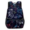 Trendy Kpop Youthful School Bags Unisex National Flag Puppy Travel Bags 3D Print Oxford Waterproof Notebook Shoulder Backpacks