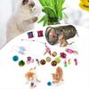 21Pcs/Set Cat Toys Set with Camouflage Tunnel Interactive Cat Toy Feather Mouse Crinkle Balls