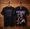 T-shirt Graphique de Basketball Vince Carter Vintage Rétro pour Fan
