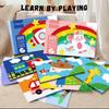 Educational Diy Sand Painting Kit—12 Colors For Kids' Art & Concentration