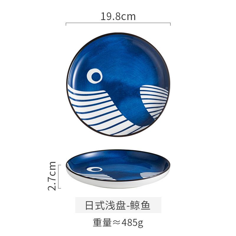 

Японская керамическая домашняя тарелка глубокая тарелка тарелка ресторан el креативная посуда