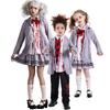 Costume da Bambina Zombie di Halloween con Pizzo e Rete per Bambini