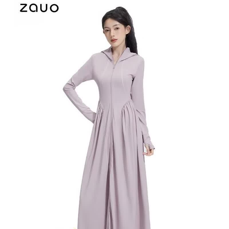 Zauo Cooling Sun Protection Maxi Dress S/M