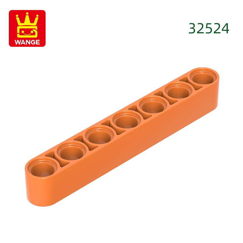 

Wang55Pcs/lot Liftarm Thick 1 x 7 Block Kit Moc Color Accessories Works With 32524 Brick DIY Children s Toy Assembly Parts about 55pcs