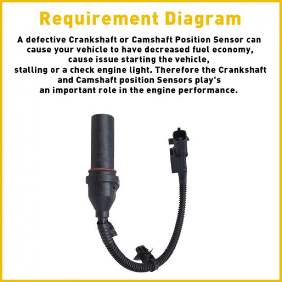 Crankshaft Position Sensor 39180-2B000 For Hyundai Veloster Elantra Accent EOOC