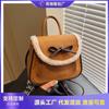 Autumn and winter new niche women's bags fashionable versatile messenger bags fresh and sweet wind portable backpack