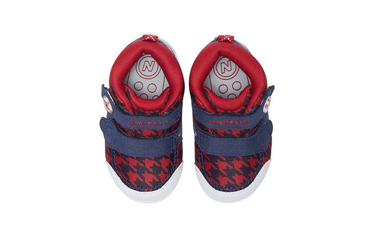 New Balance NB 123 Cushioning, Wear Resistant Mid top Toddler Shoes Red Blue Infant And Toddler FS123H2I