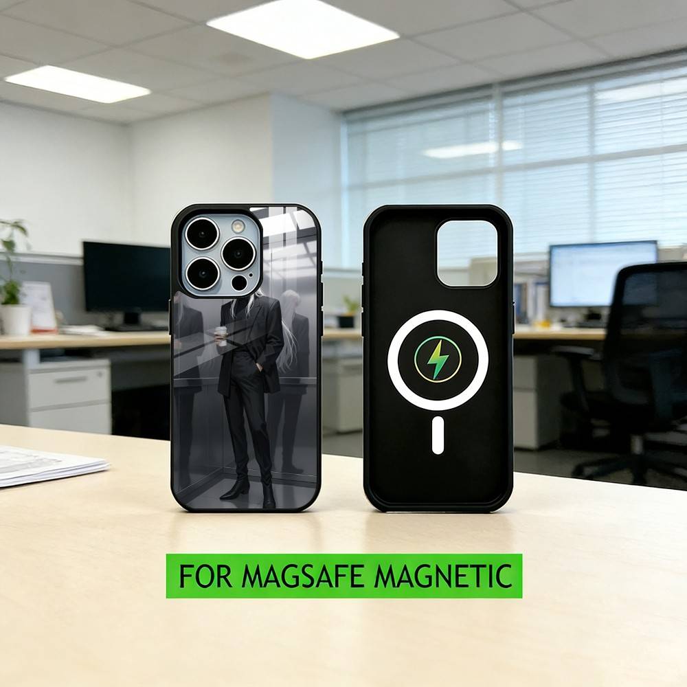 I-Inuyasha S-Sesshomaru Phone Case For iPhone17,16,15,14,13,12,11 Plus,Pro Magnetic For Magsafe Wireless Charging