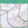 Cross Pendant Hip Chain For Men Women Hip Hop Fashion Body Jewelry 115cm Metal Accessory