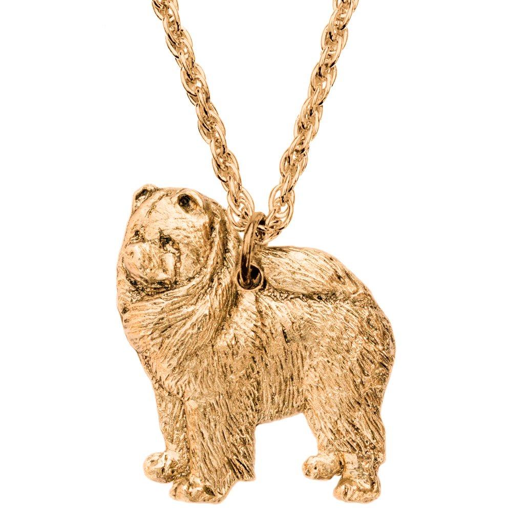 Chow Chow British-made Art Dog Pendant Necklace Collection