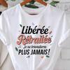 Joy of RetireUnisext Freedom Cheer French Pattern Printed SpringSummer Unisexs Fashion Casual Comfortable Tshirt