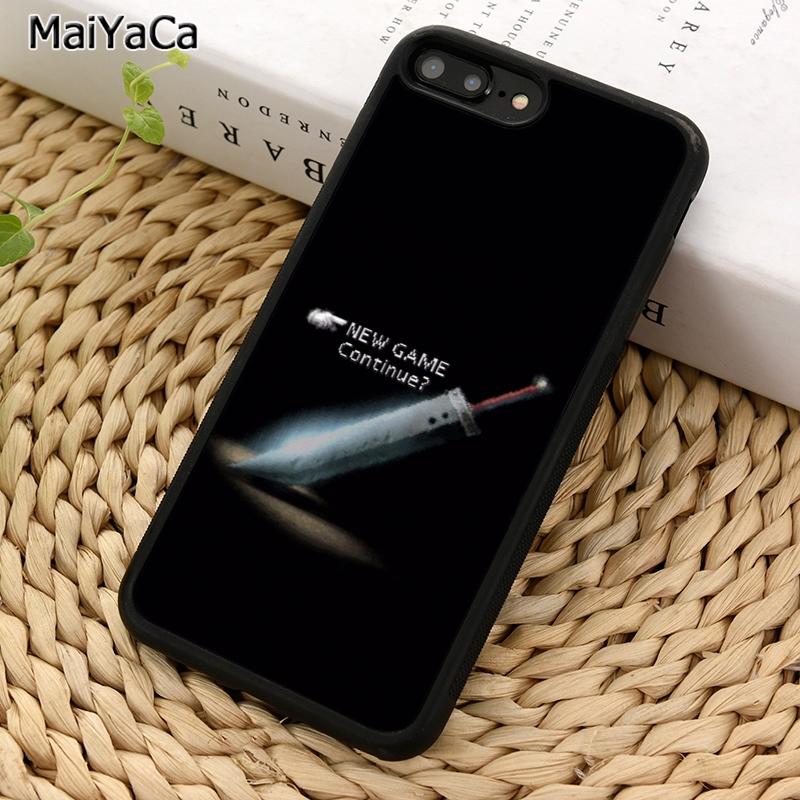 

Final Fantasy VII New Game Continue Phone Case For iPhone 17 Air 16 15 14 plus 11 12 13 Pro Max coque Cover Shell iPhone 11pro max
