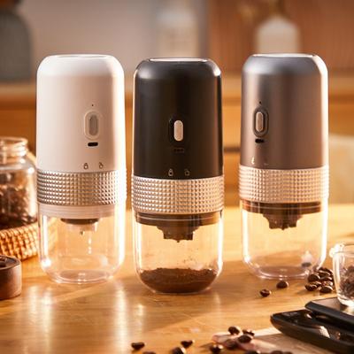 1pc Electric Coffee Bean Grinder Wireless Coffee Bean Processor Rechargeable Espresso Spice Grinder Home Office Travel Items