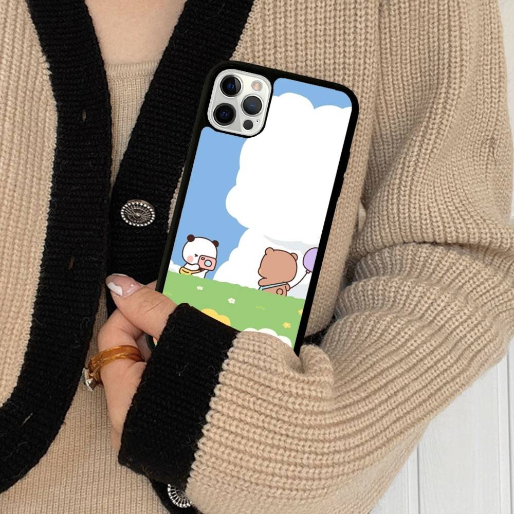

Character Bubu And Dudu Phone Case For IPhone 17 16 15 14 13 Plus 12 11 Pro Max PC+TPU Cases Back Cover iPhone 17 Air