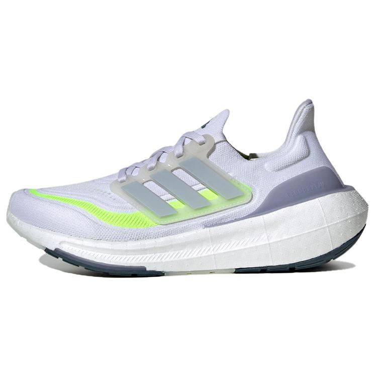 New Adidas Ultra Boost Light Cloud White Wonder Blue Lucid Lemon Women's IE1775