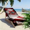 Serviette de plage imprimée Sheffield United F.C., Grande serviette douce à séchage rapide pour la plage, le camping, la natation