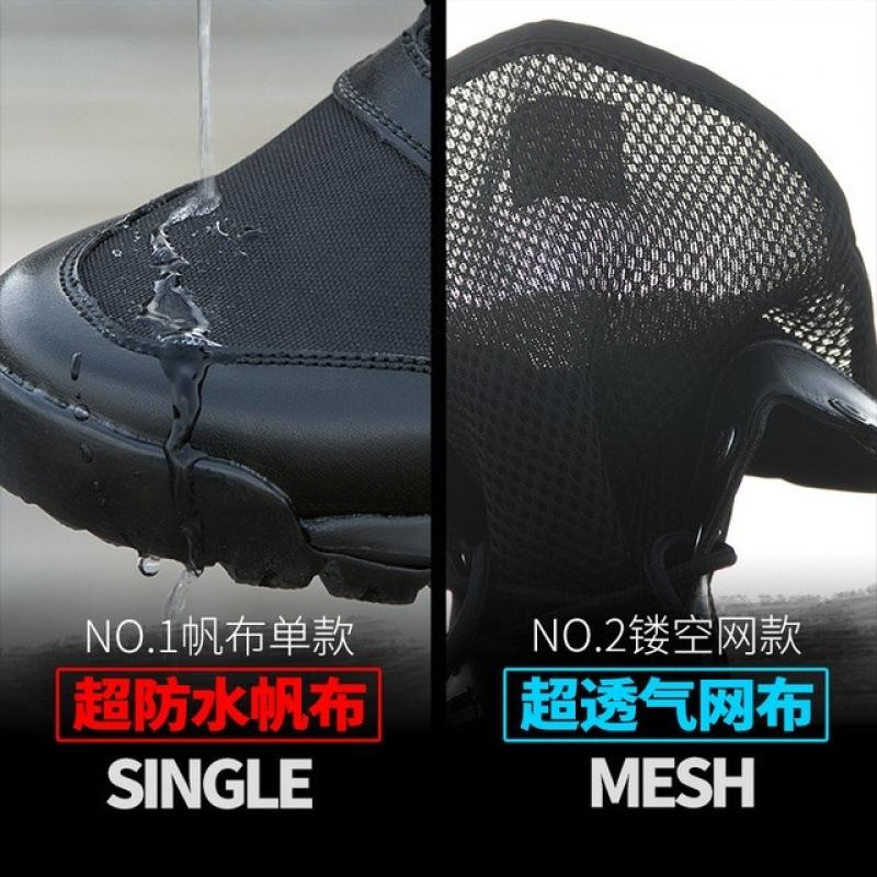 

Summer combat boots men s lightweight waterproof special forces breathable mesh land security cqb ultra-light training tactical shoes 35
