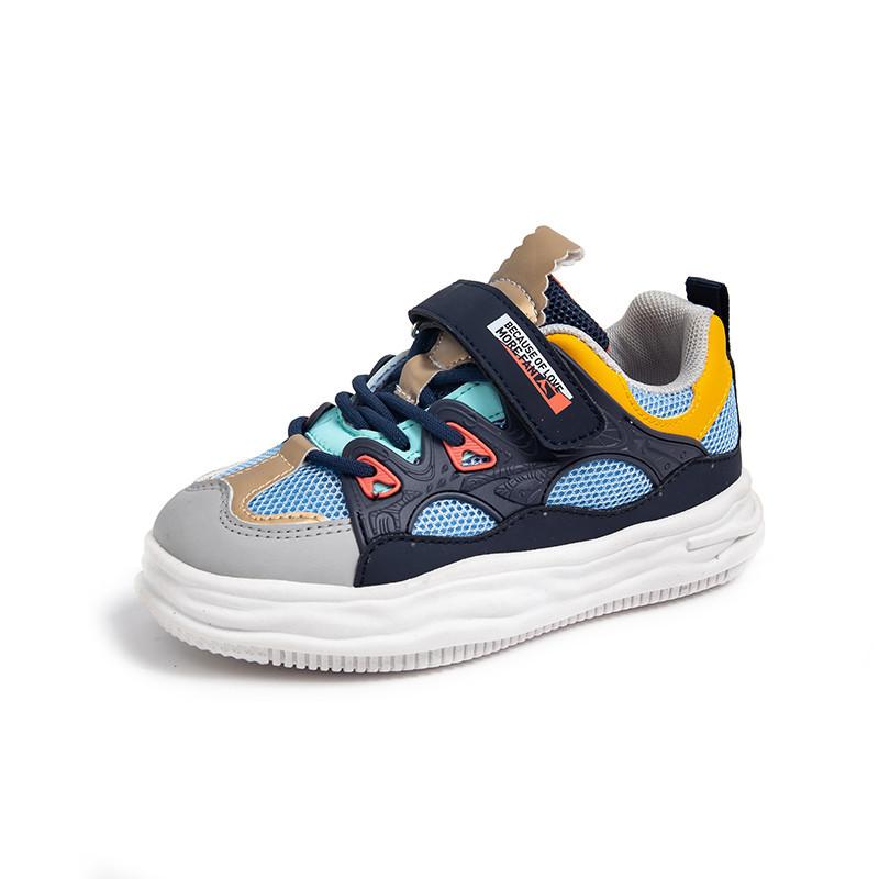 Children's new mesh sneakers spring and autumn versatile boys and girls casual running shoes Velcro comfortable soft sole