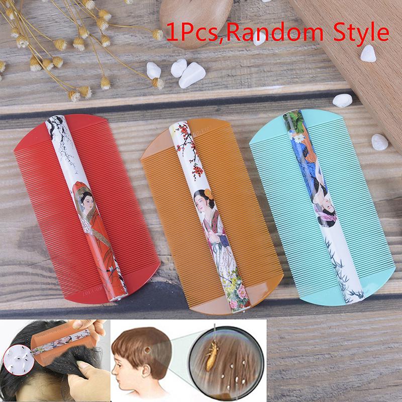 1Pc Styling Tools Lice Comb Encryption Grate Both Sides Dandruff Hair Care Brush