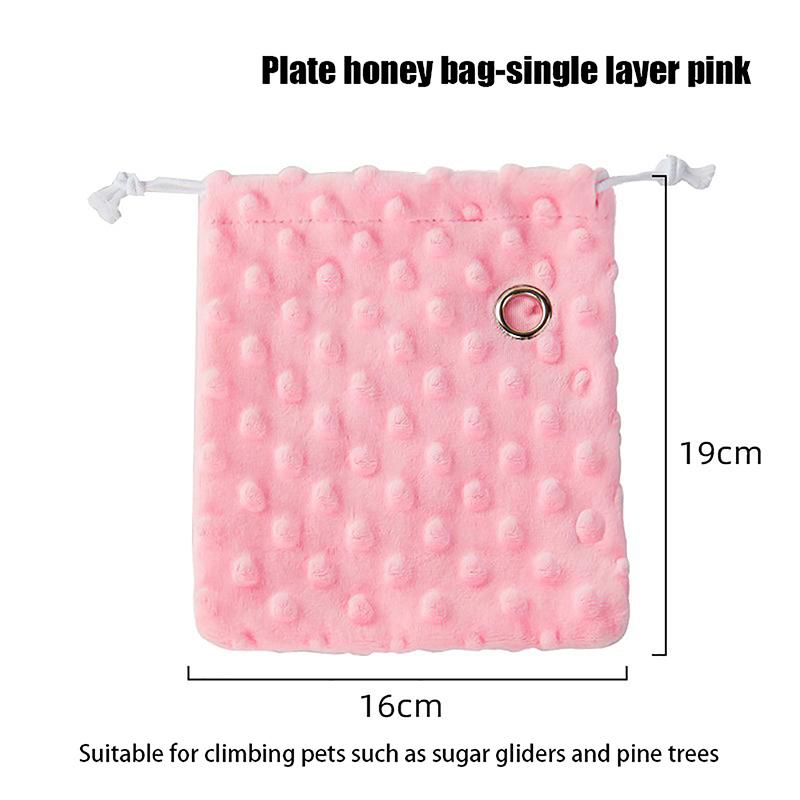 

Милый креативный мешок для летяги, дышащий спальный мешок для маленьких животных, удобная переносная кровать-гнездо, товары для домашних животных розовый