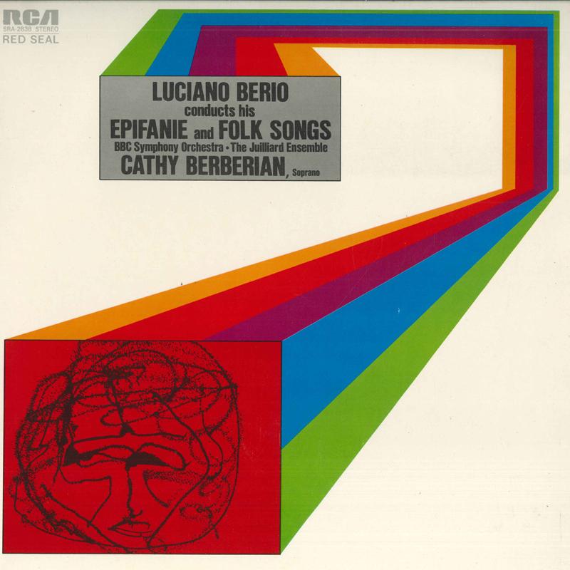 

LP Record LUCIANO BERIO - Epiphany / Folk Songs SRA2838 RCA Japan Classical Used