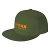 Fashion Zohran for New York City Flat Brim Sun Hat  SweatAbsorbing Band Womens Cap