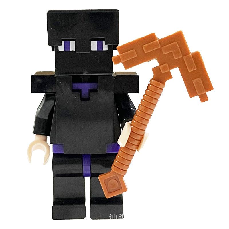 Ninja Warrior Superhero Doll With Weapon Single Building Block Assembly Toy