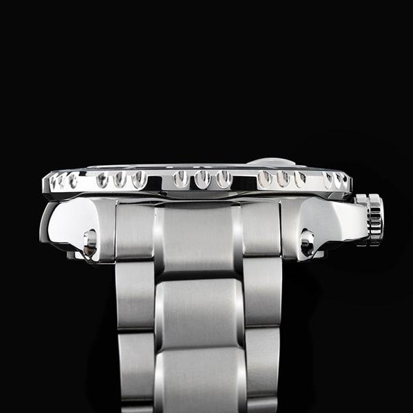 Kentex Marineman Sea Angler Black Automatic Men's Metal Belt S706X-01 Wrist Watch